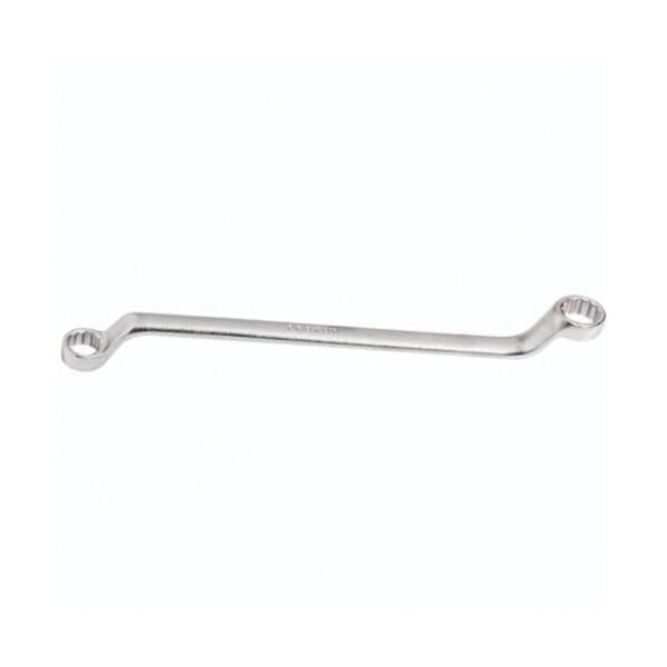 Proto® TorquePlus™ J8182 Deep Box End Wrench, 5/8 x 11/16 in Wrench, 12 Points, 60 deg Offset, 10-1/4 in OAL, Steel, Satin, ASME B107.100, AS954E S3.8.1, Federal GGG-W-636E